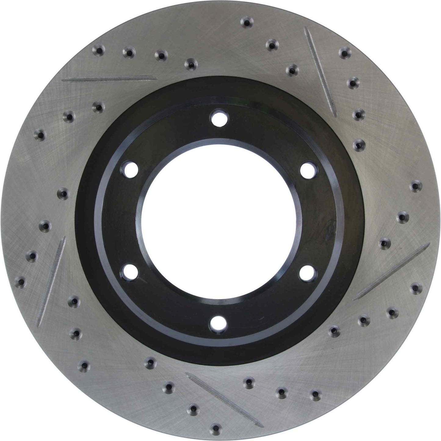 StopTech Sport Drilled/Slotted Brake Rotor; Front Left