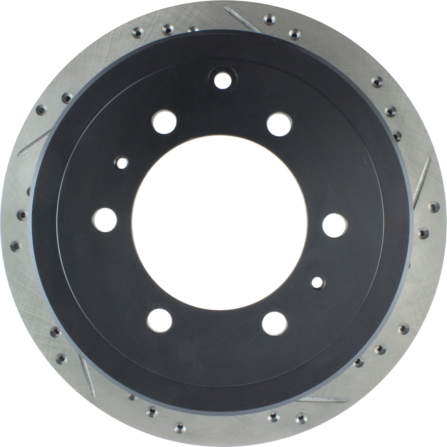 StopTech Sport Drilled/Slotted Brake Rotor; Rear Left