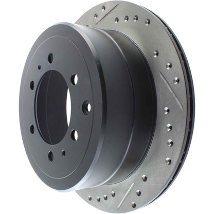 StopTech Sport Drilled/Slotted Brake Rotor; Rear Right