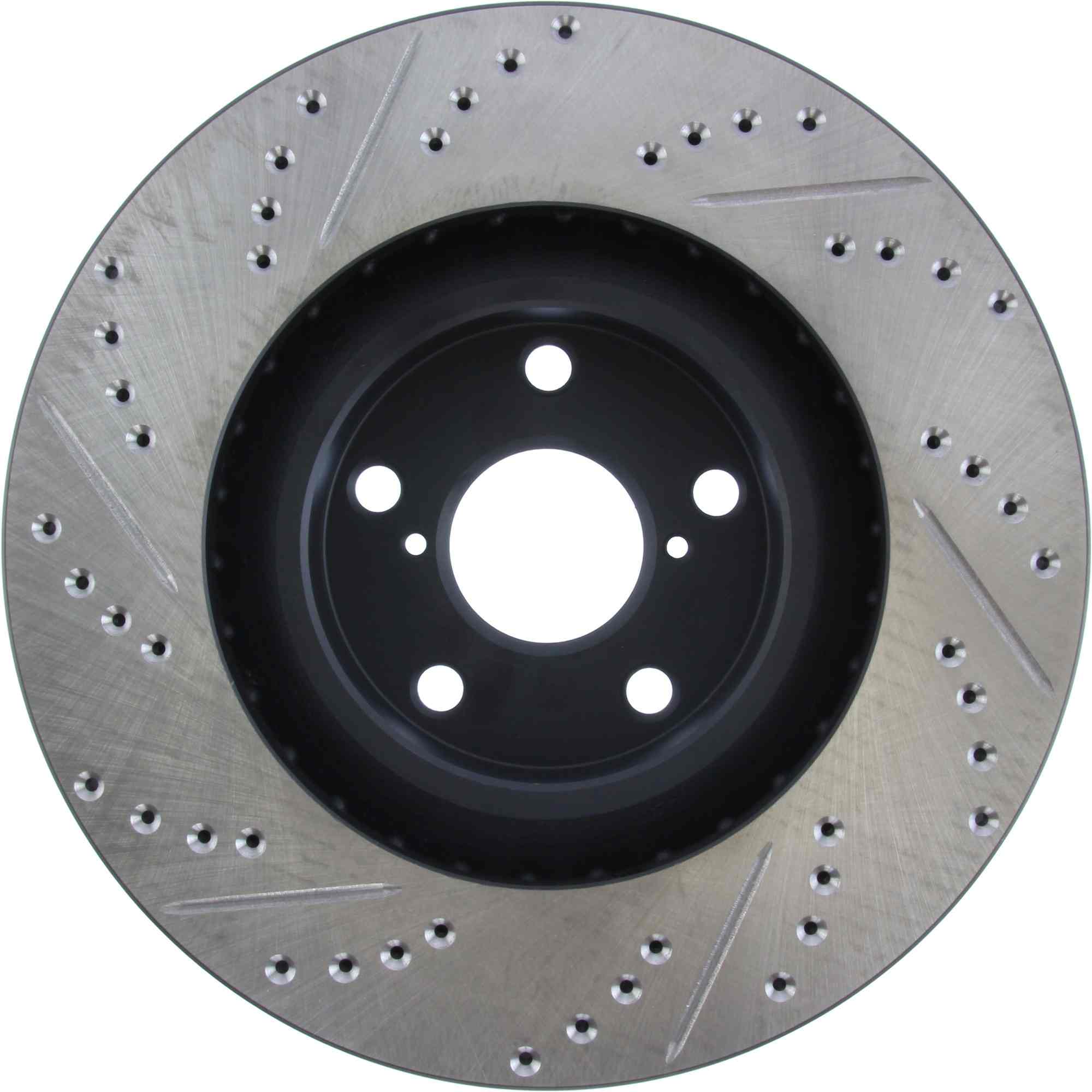 StopTech 94-98 Toyota Supra Twin Turbo CRYO Slotted & Drilled Left Front Brake Rotor 127.44103CL