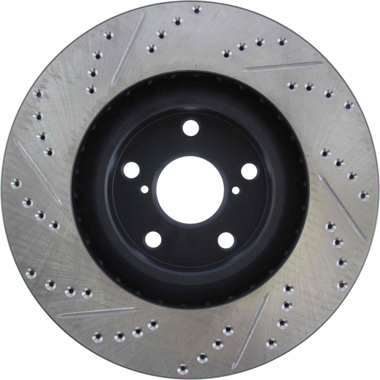 StopTech Sport Drilled/Slotted Brake Rotor; Front Left