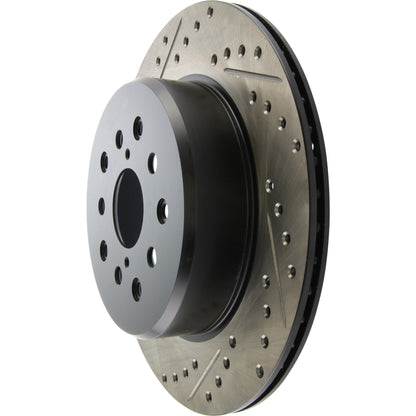 StopTech Sport Cryo Drilled/Slotted Brake Rotor; Rear Right