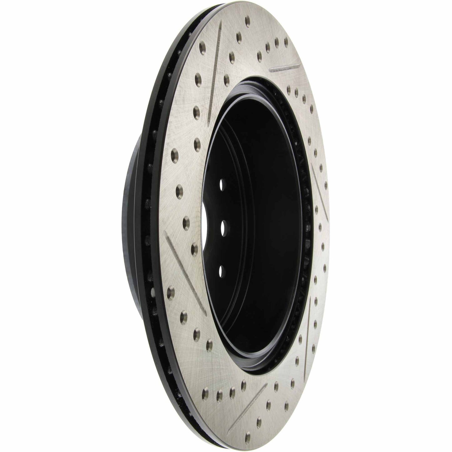 StopTech Sport Drilled/Slotted Brake Rotor; Rear Left