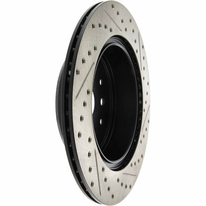 StopTech Sport Drilled/Slotted Brake Rotor; Rear Right