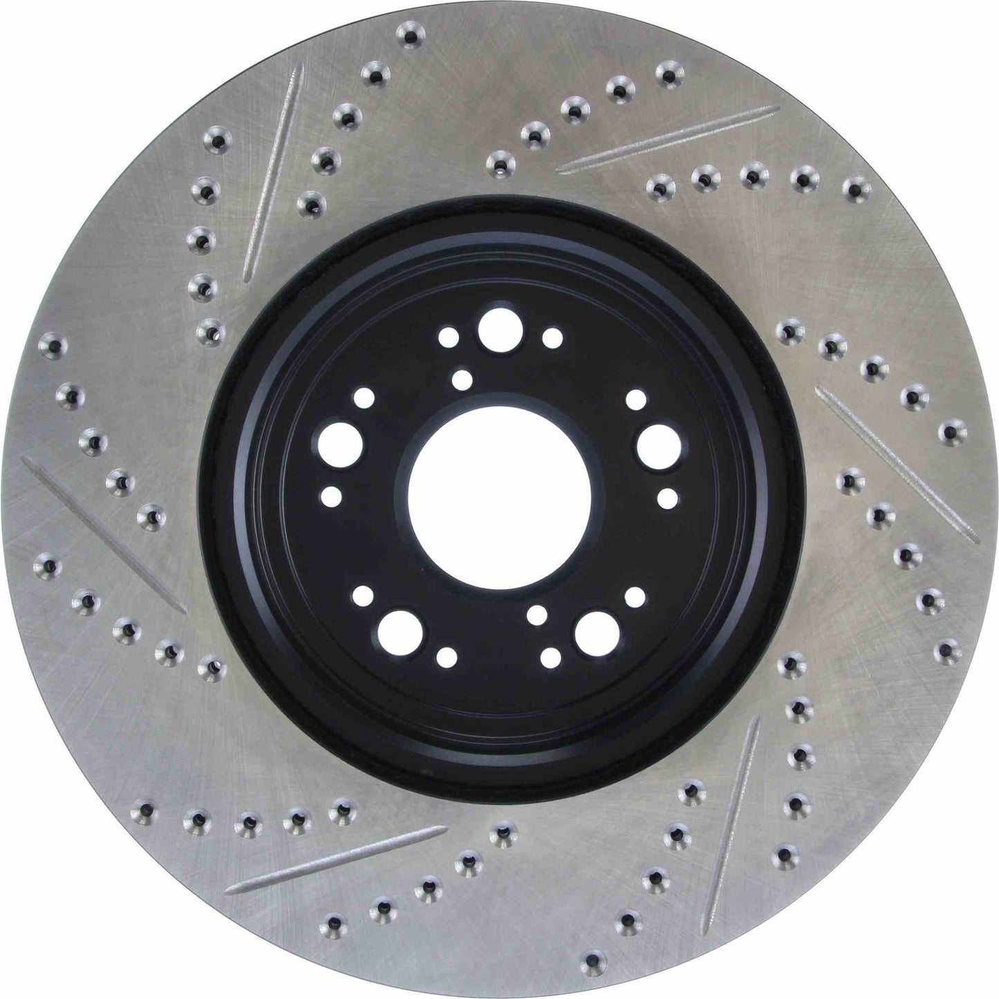 StopTech  Sport Drilled/Slotted Brake Rotor; Front Left