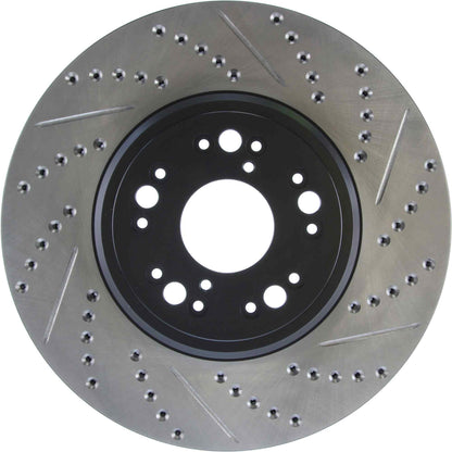 StopTech  Sport Drilled/Slotted Brake Rotor; Front Left