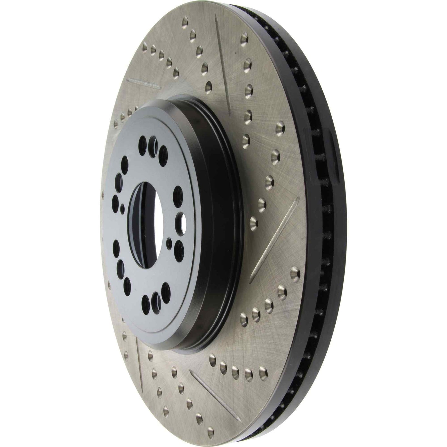 StopTech  Sport Drilled/Slotted Brake Rotor; Front Left