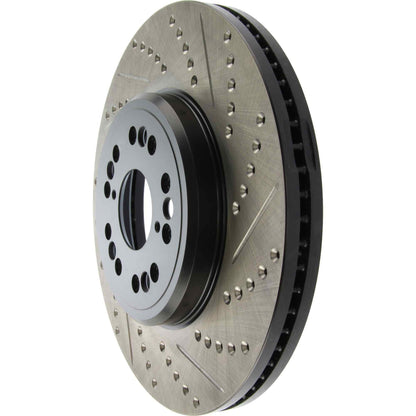 StopTech  Sport Drilled/Slotted Brake Rotor; Front Left