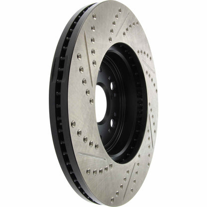 StopTech  Sport Drilled/Slotted Brake Rotor; Front Left