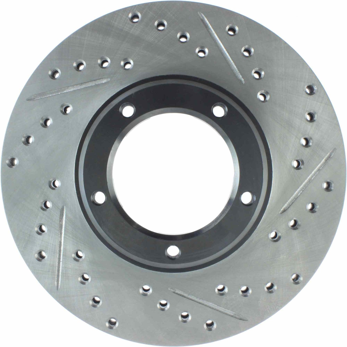 StopTech Sport Drilled/Slotted Brake Rotor; Front Left