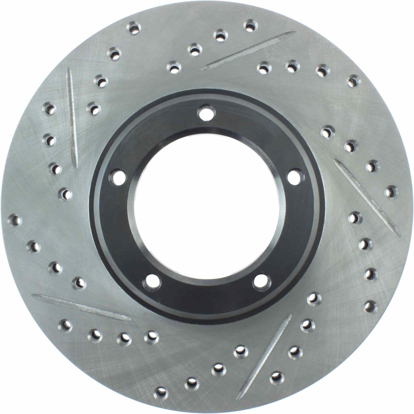 StopTech  Sport Drilled/Slotted Brake Rotor; Front Right
