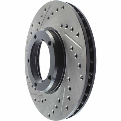 StopTech  Sport Drilled/Slotted Brake Rotor; Front Right