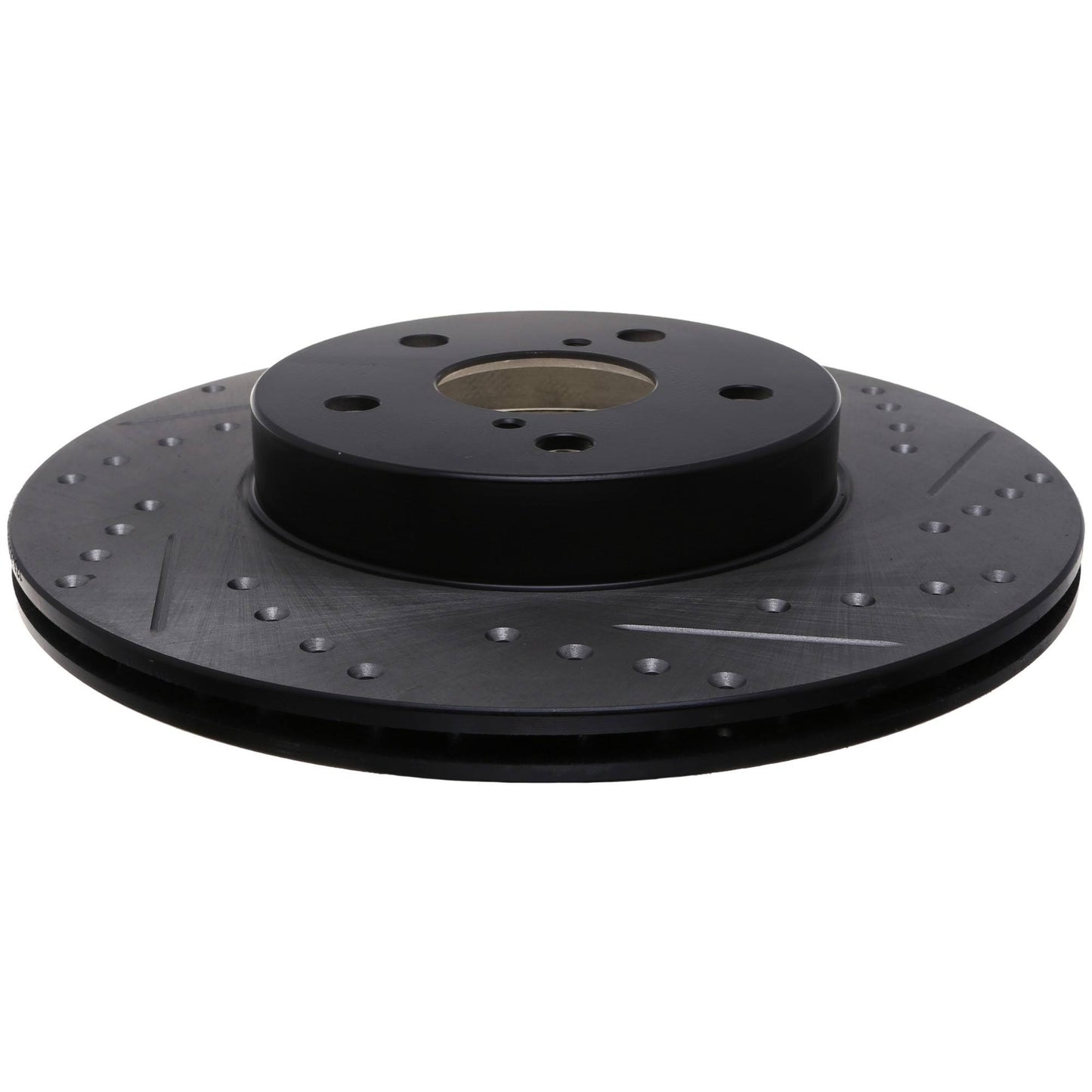 StopTech Sport Drilled/Slotted Brake Rotor; Front Left