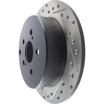 StopTech Sport Cryo Drilled/Slotted Brake Rotor; Rear Right
