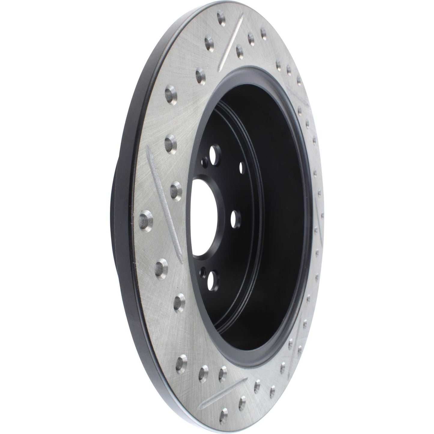 StopTech Sport Drilled/Slotted Brake Rotor; Rear Left