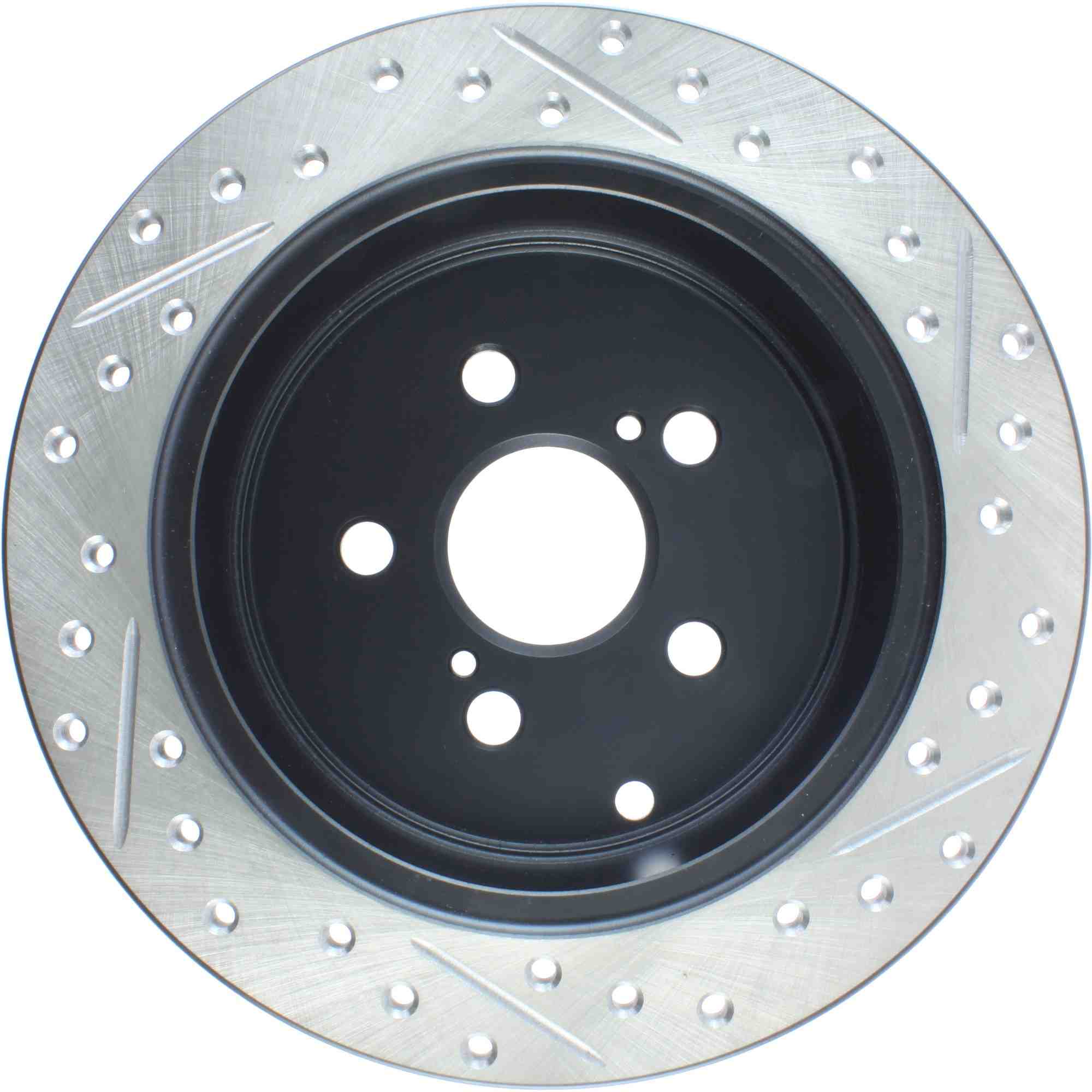 StopTech Sport Drilled/Slotted Brake Rotor; Rear Right