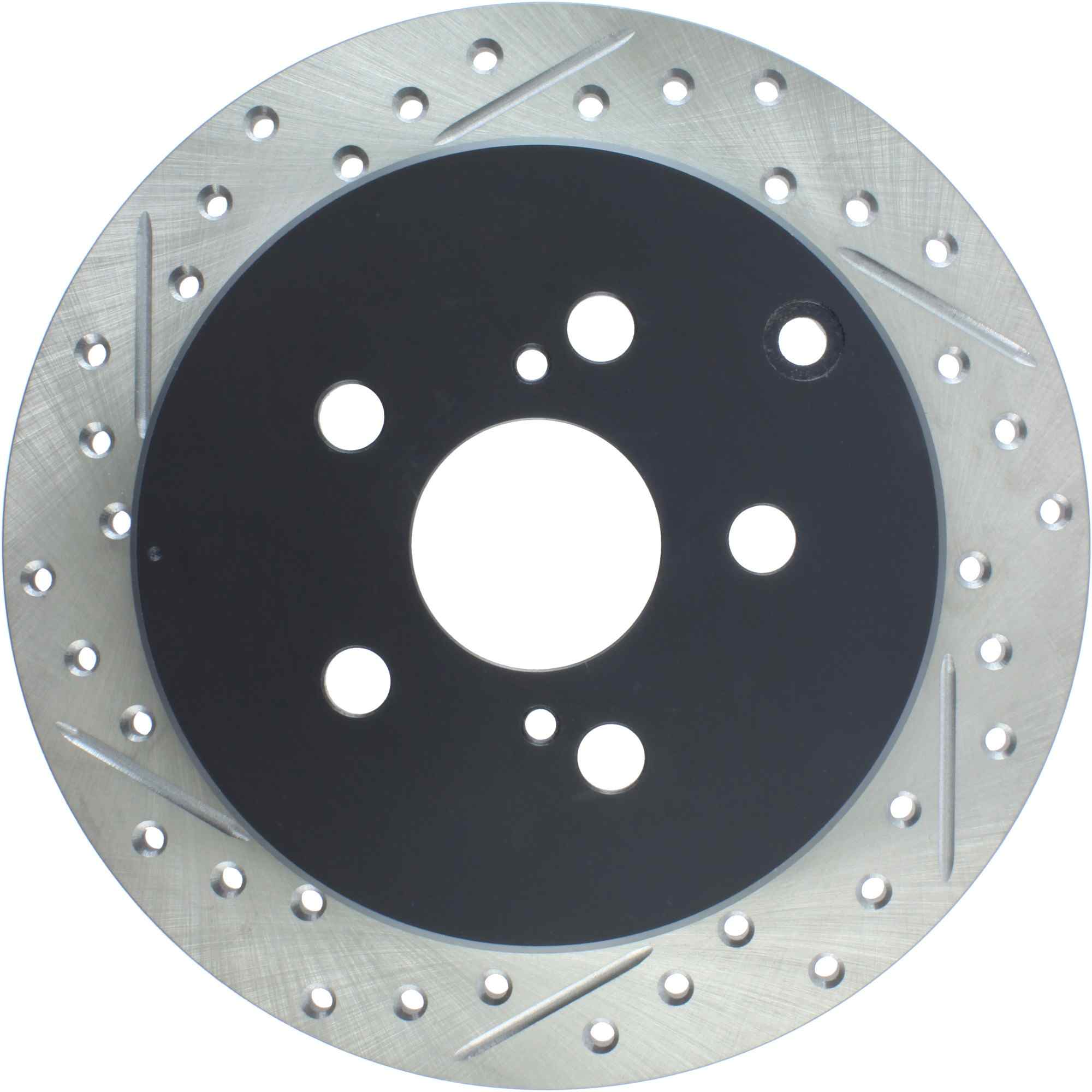 StopTech Sport Drilled/Slotted Brake Rotor; Rear Right