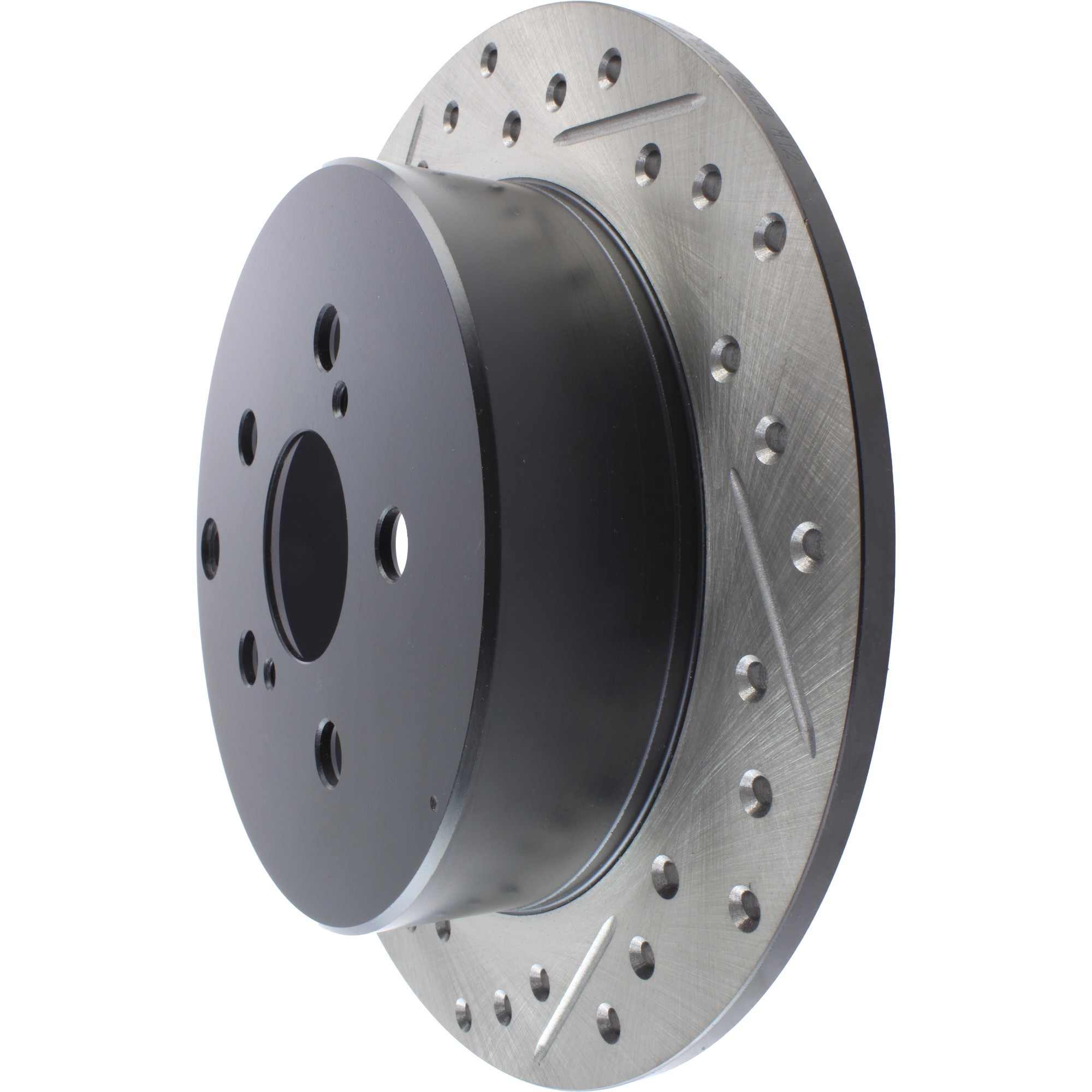 StopTech Sport Drilled/Slotted Brake Rotor; Rear Right