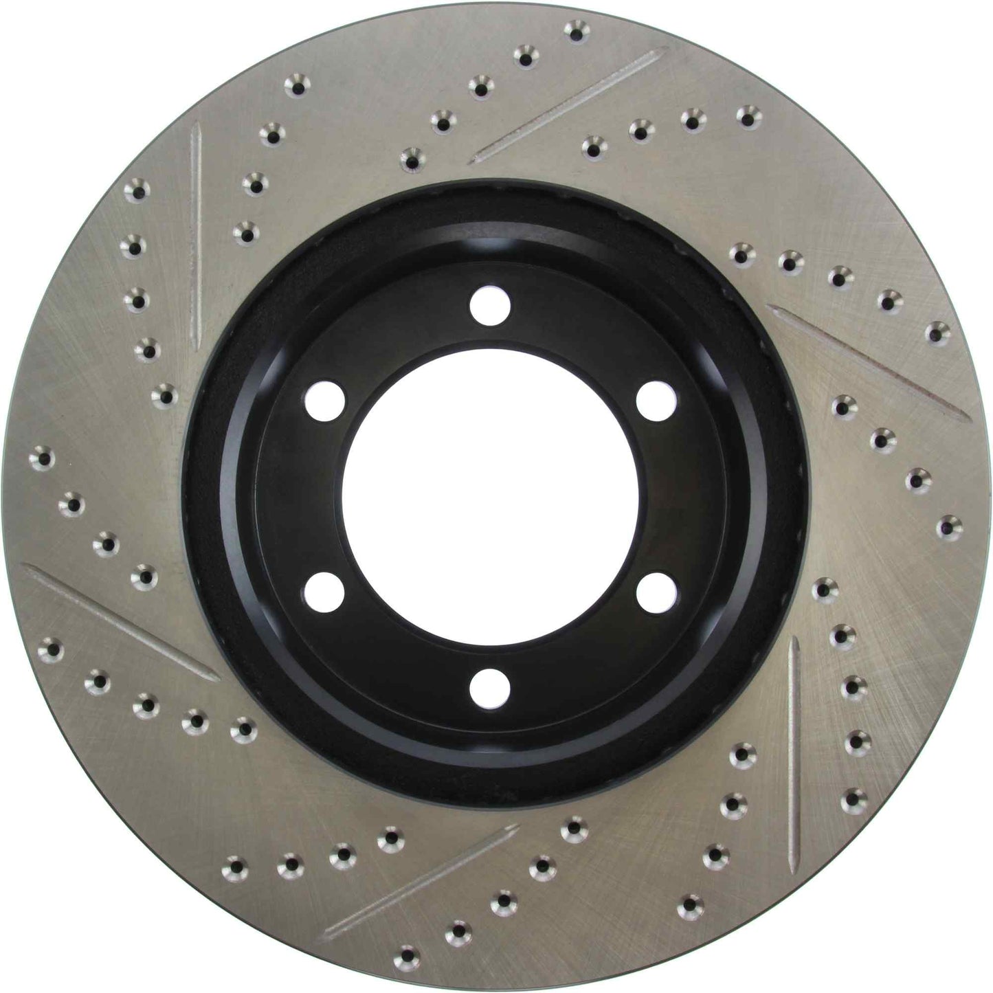 StopTech  Sport Drilled/Slotted Brake Rotor; Front Left