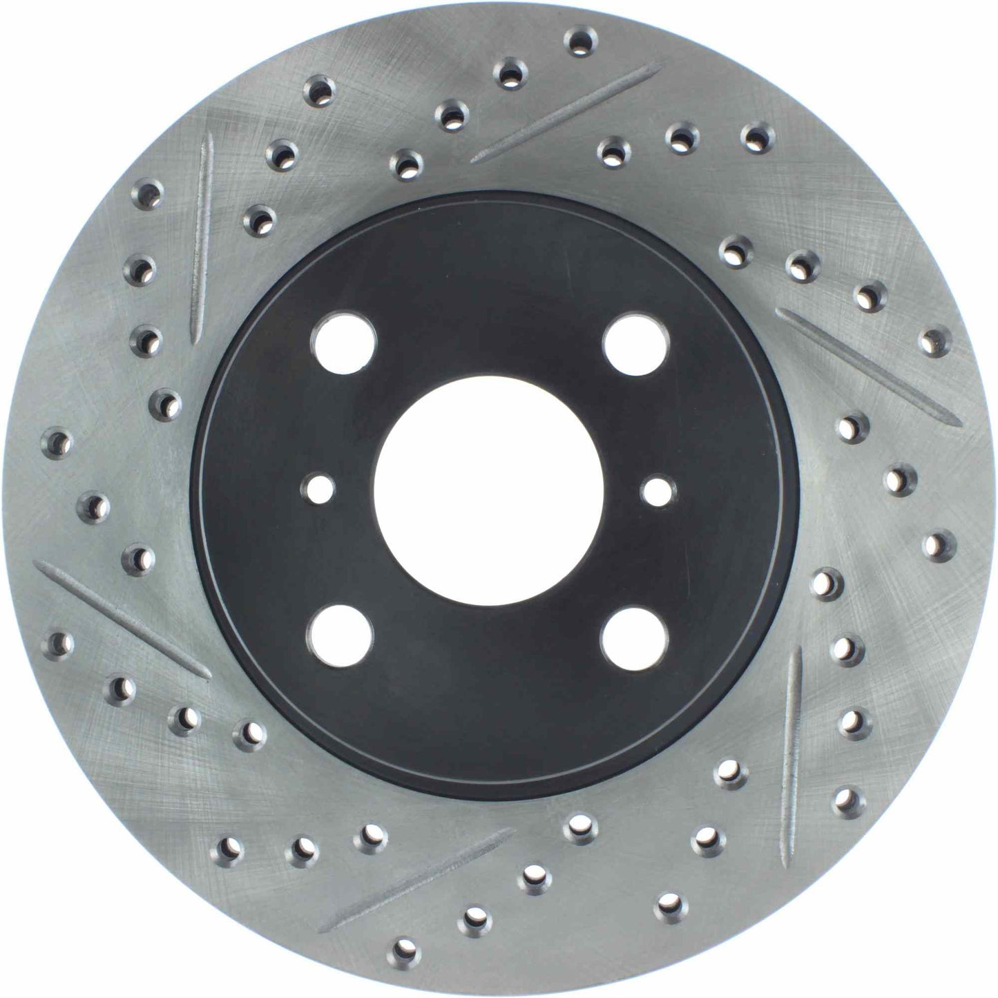 StopTech  Sport Drilled/Slotted Brake Rotor; Front Left