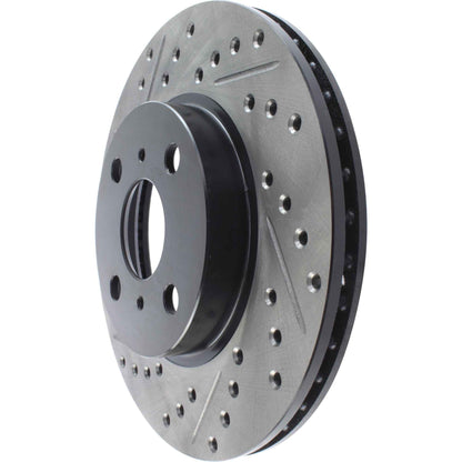 StopTech  Sport Drilled/Slotted Brake Rotor; Front Left
