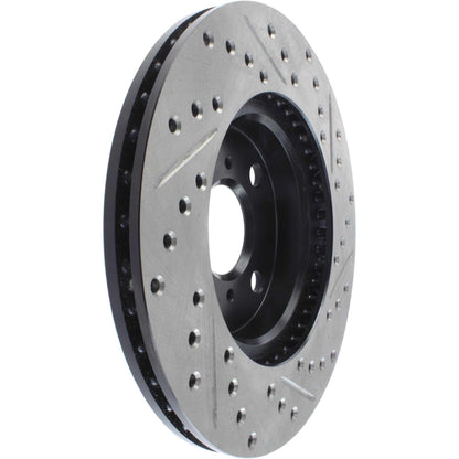StopTech  Sport Drilled/Slotted Brake Rotor; Front Left