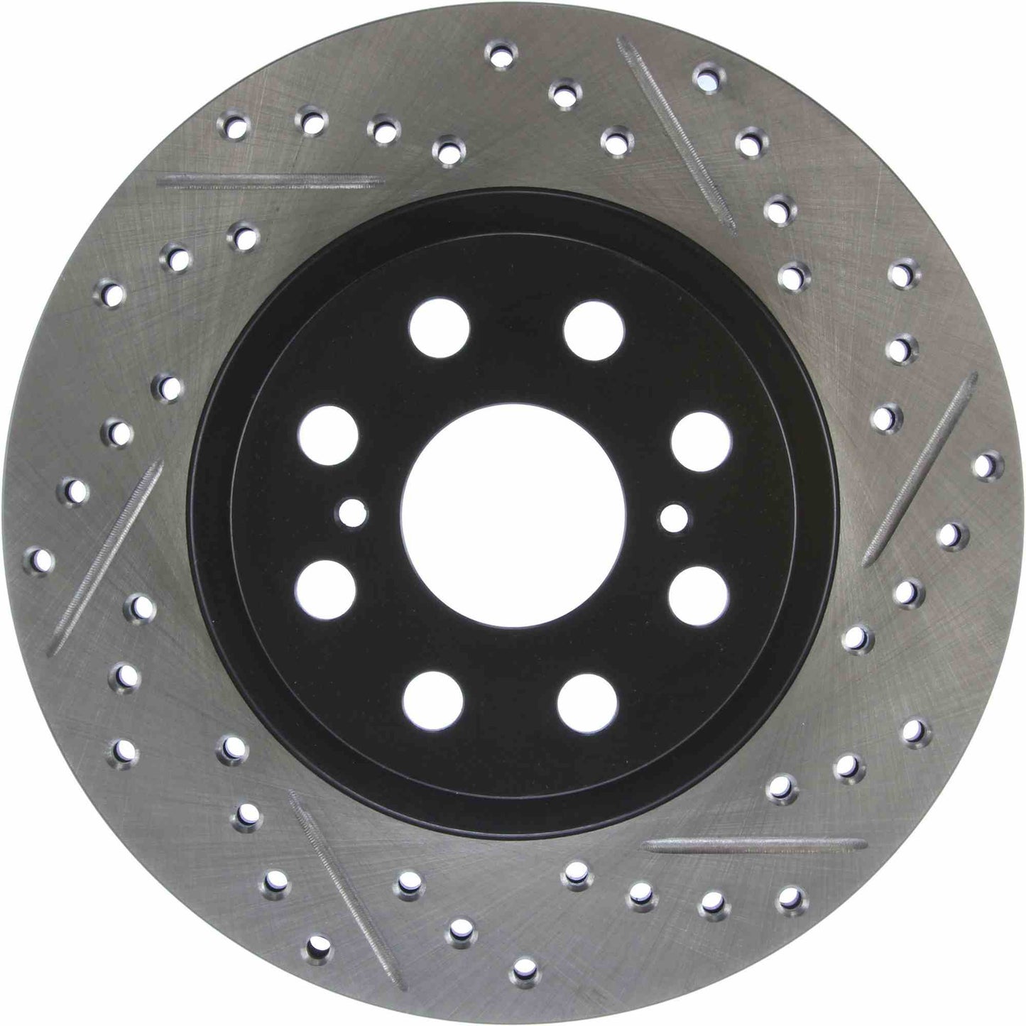 StopTech Sport Drilled/Slotted Brake Rotor; Rear Left