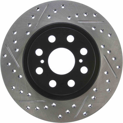 StopTech Sport Drilled/Slotted Brake Rotor; Rear Right
