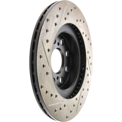 StopTech Sport Drilled/Slotted Brake Rotor; Rear Right