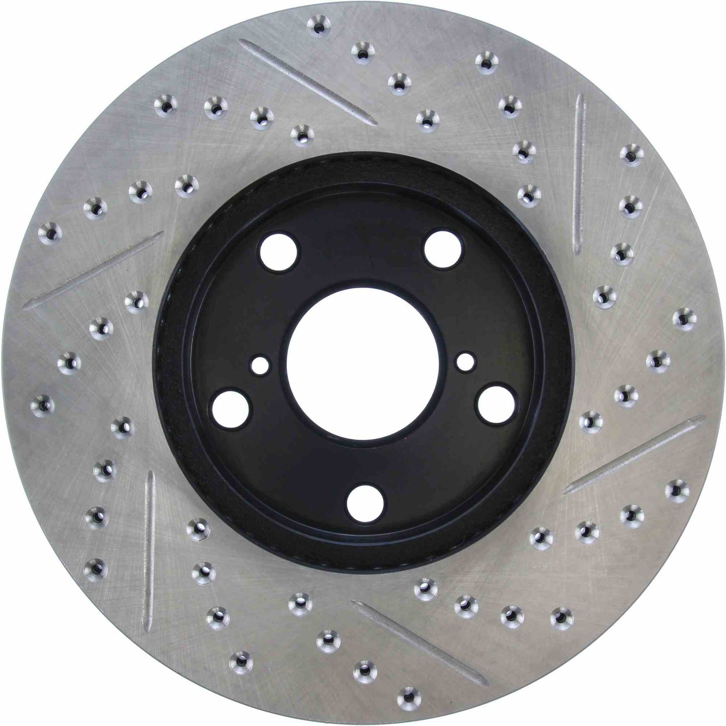 StopTech Sport Drilled/Slotted Brake Rotor; Front Right