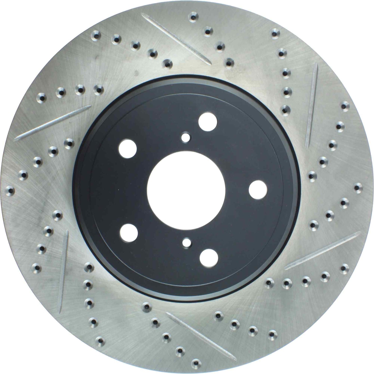 StopTech Sport Drilled/Slotted Brake Rotor; Front Left