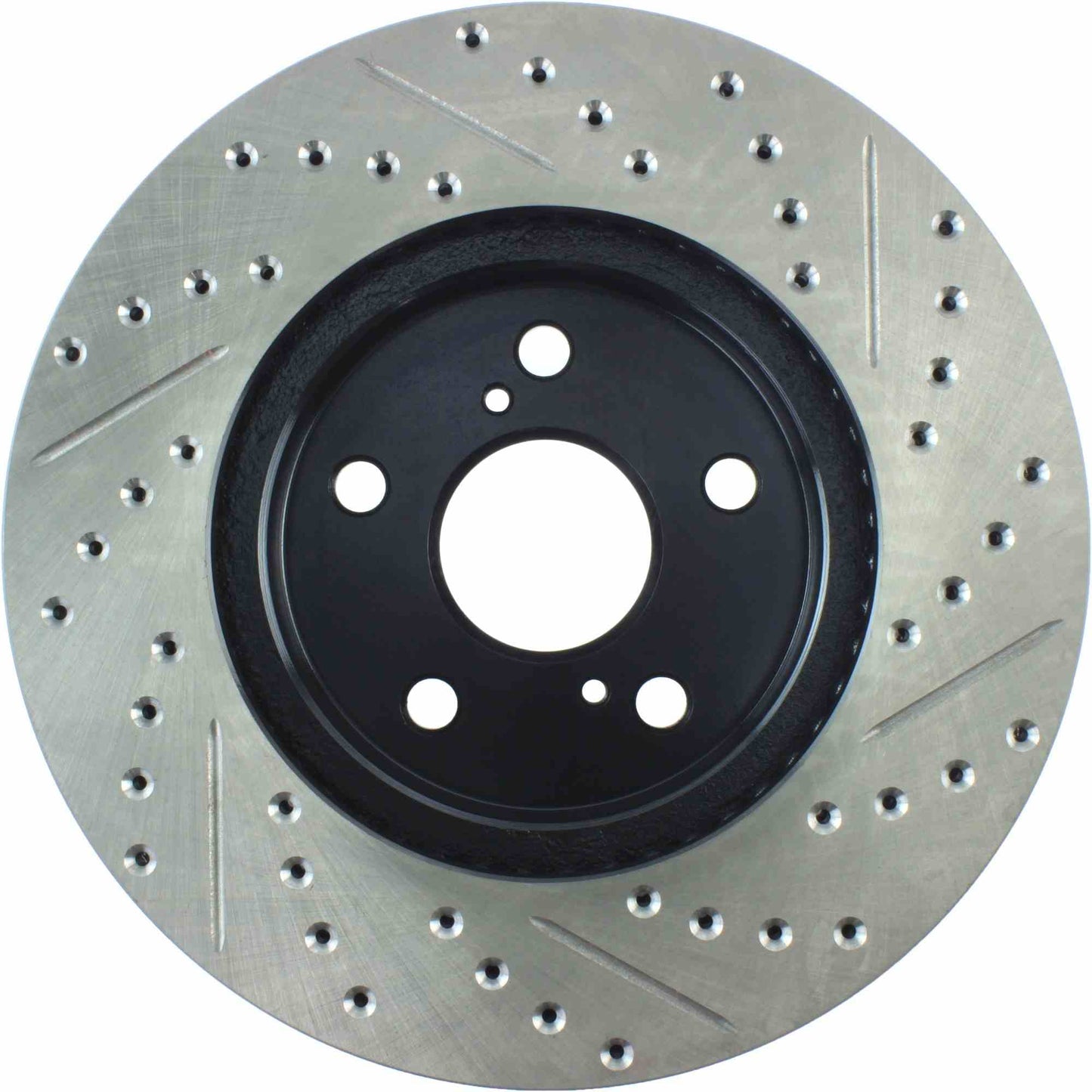 StopTech  Sport Drilled/Slotted Brake Rotor; Front Right