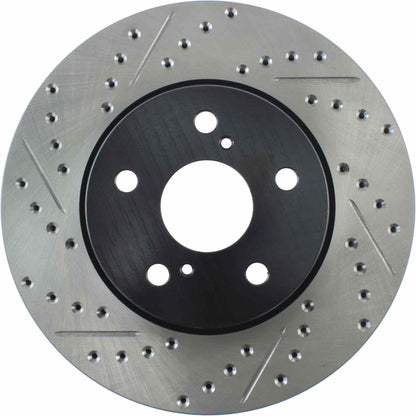 StopTech  Sport Drilled/Slotted Brake Rotor; Front Right