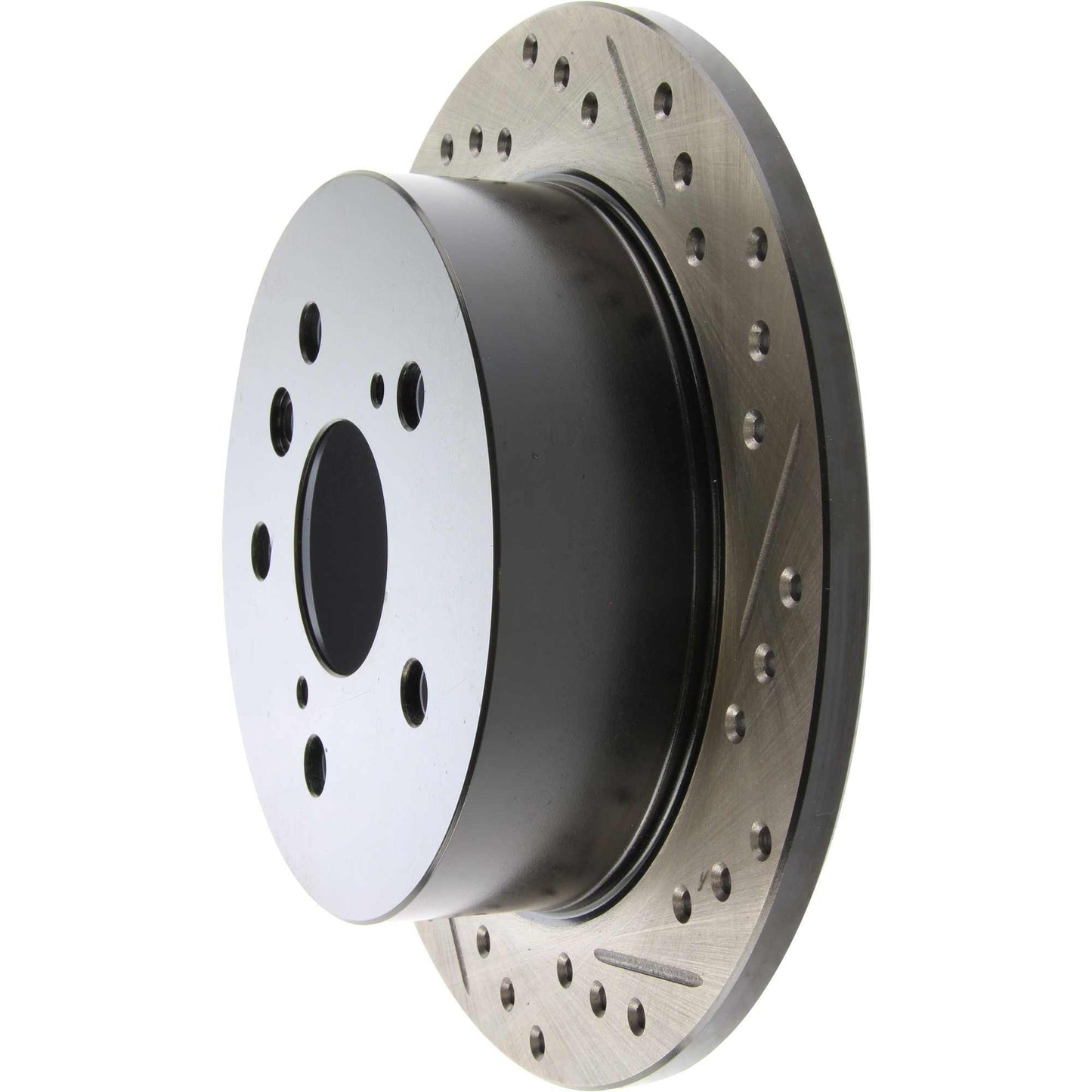 StopTech Sport Drilled/Slotted Brake Rotor; Rear Left