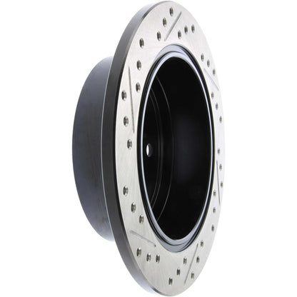 StopTech Sport Drilled/Slotted Brake Rotor; Rear Left