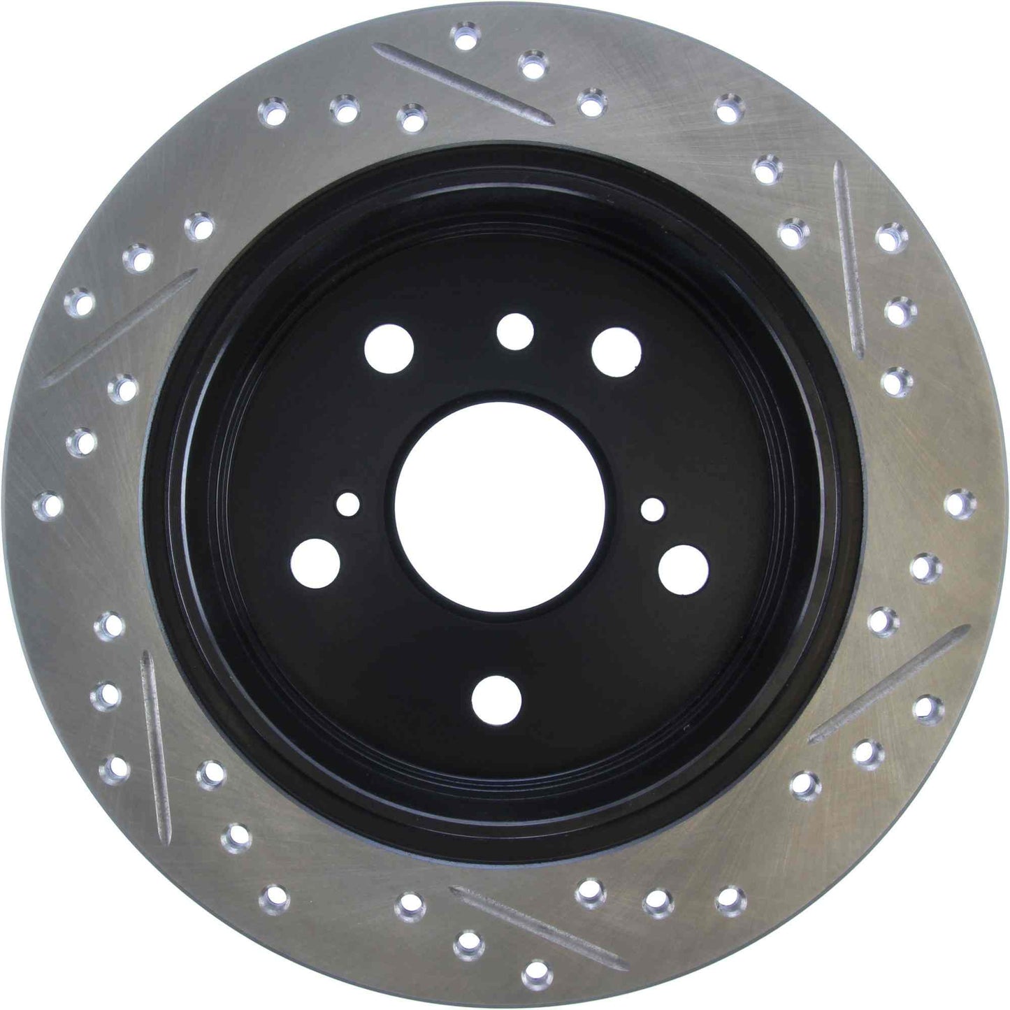 StopTech Sport Drilled/Slotted Brake Rotor; Rear Right