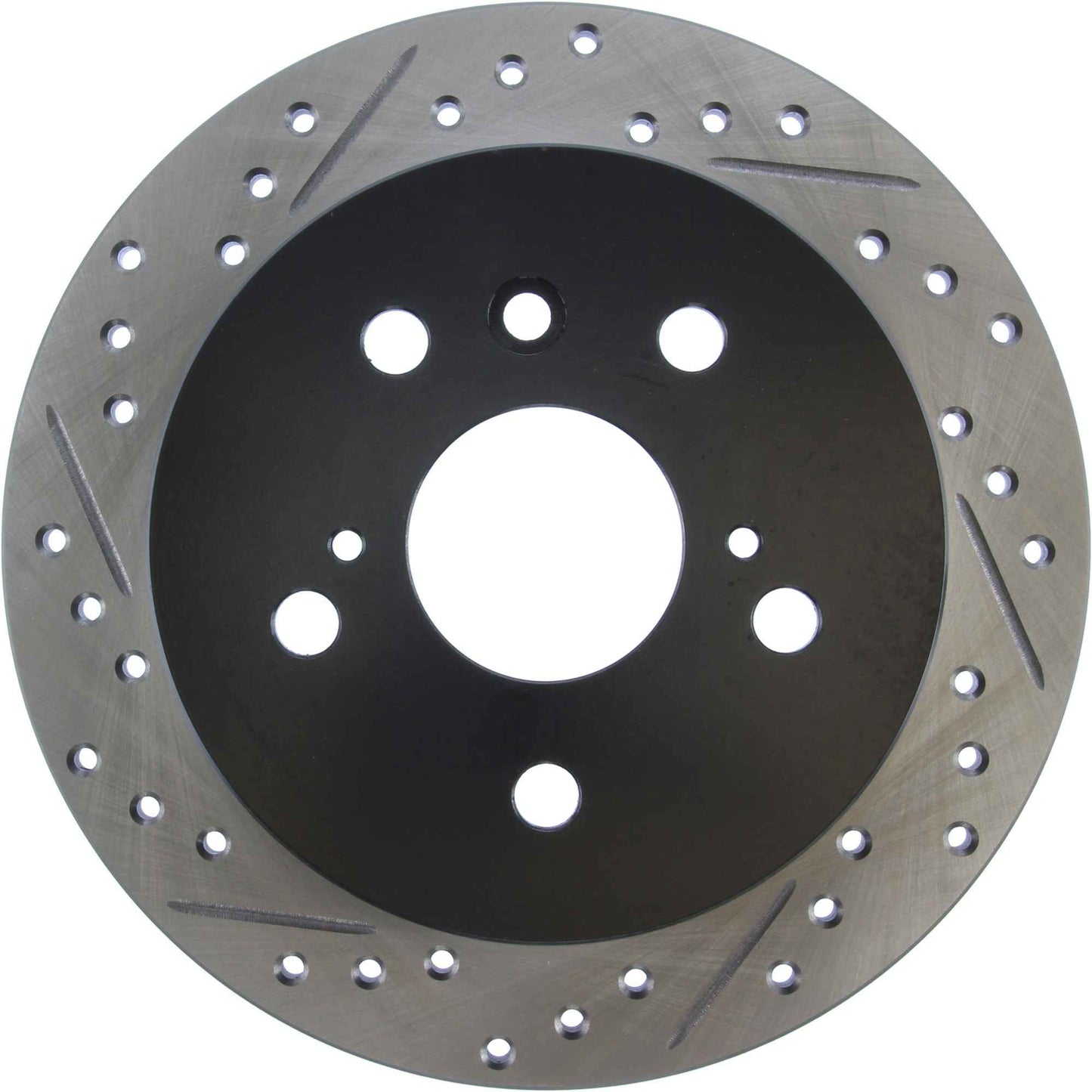 StopTech Sport Drilled/Slotted Brake Rotor; Rear Right