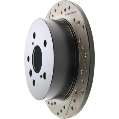 StopTech Sport Drilled/Slotted Brake Rotor; Rear Right