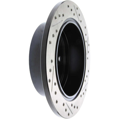 StopTech Sport Drilled/Slotted Brake Rotor; Rear Right