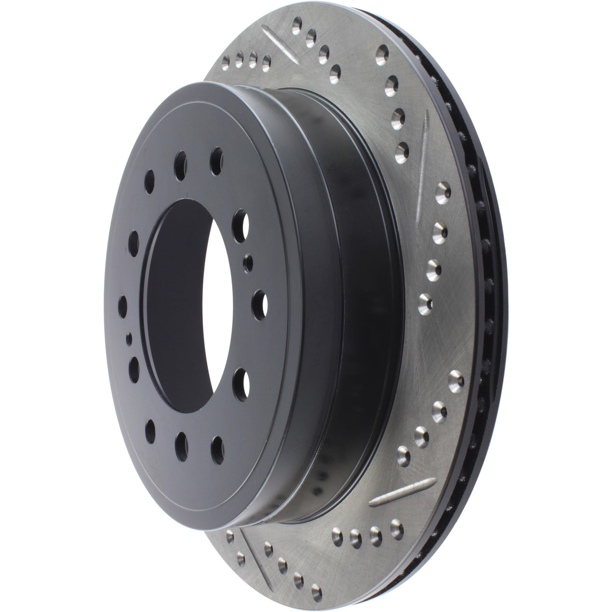 StopTech Sport Drilled/Slotted Brake Rotor; Rear Left