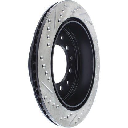 StopTech Sport Drilled/Slotted Brake Rotor; Rear Left