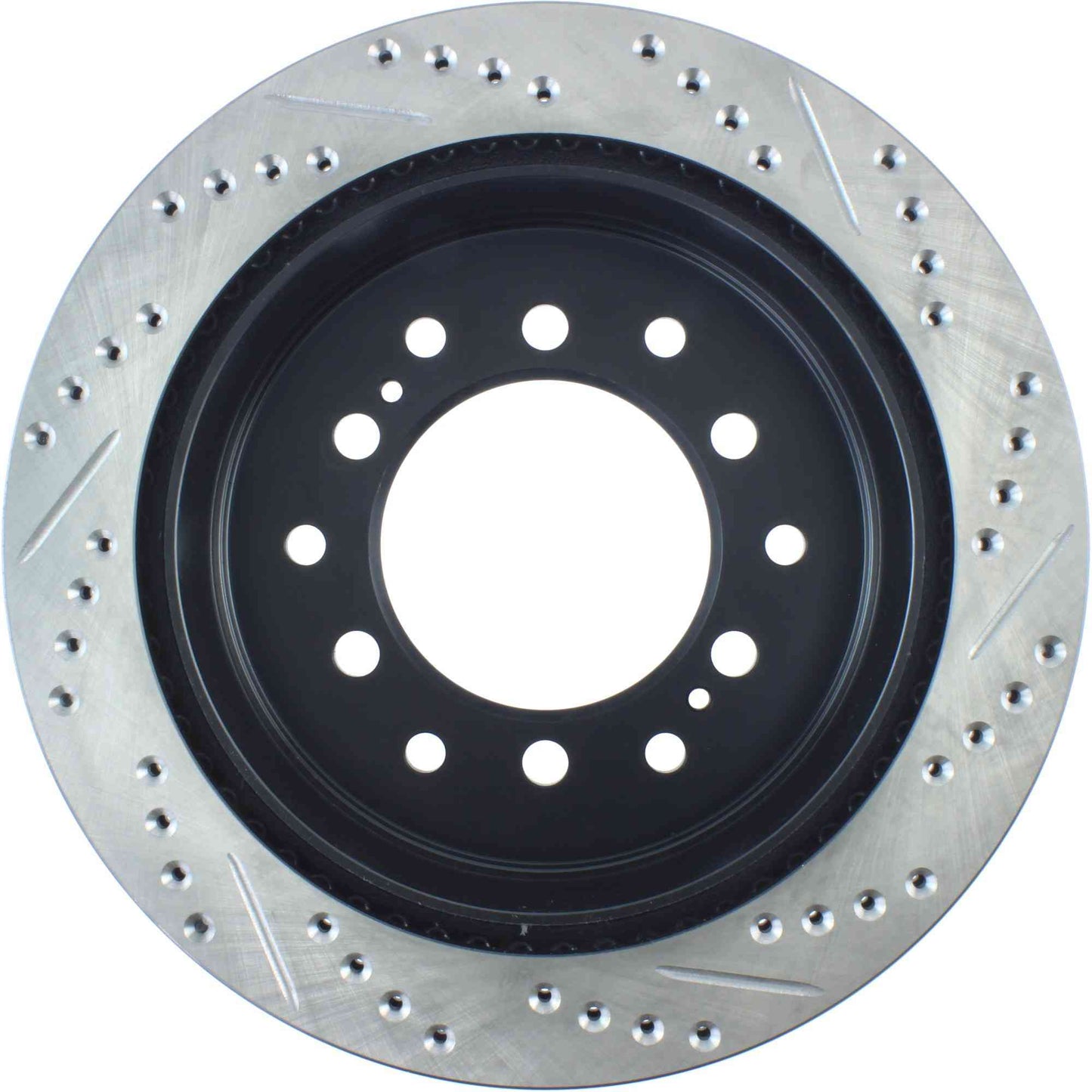 StopTech Sport Drilled/Slotted Brake Rotor; Rear Right