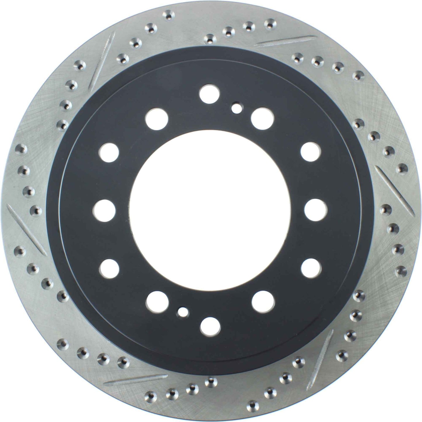 StopTech Sport Drilled/Slotted Brake Rotor; Rear Right