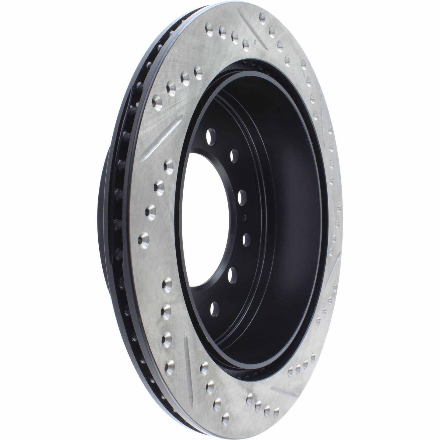StopTech Sport Drilled/Slotted Brake Rotor; Rear Right