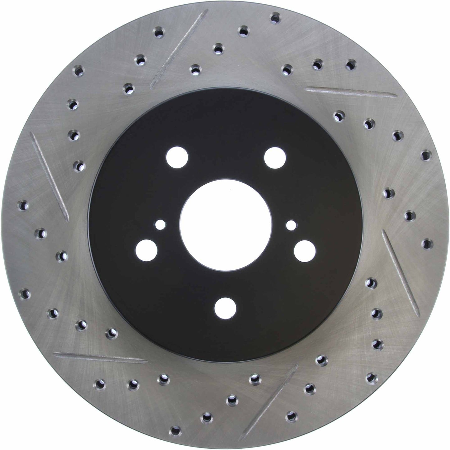 StopTech Sport Drilled/Slotted Brake Rotor; Front Right