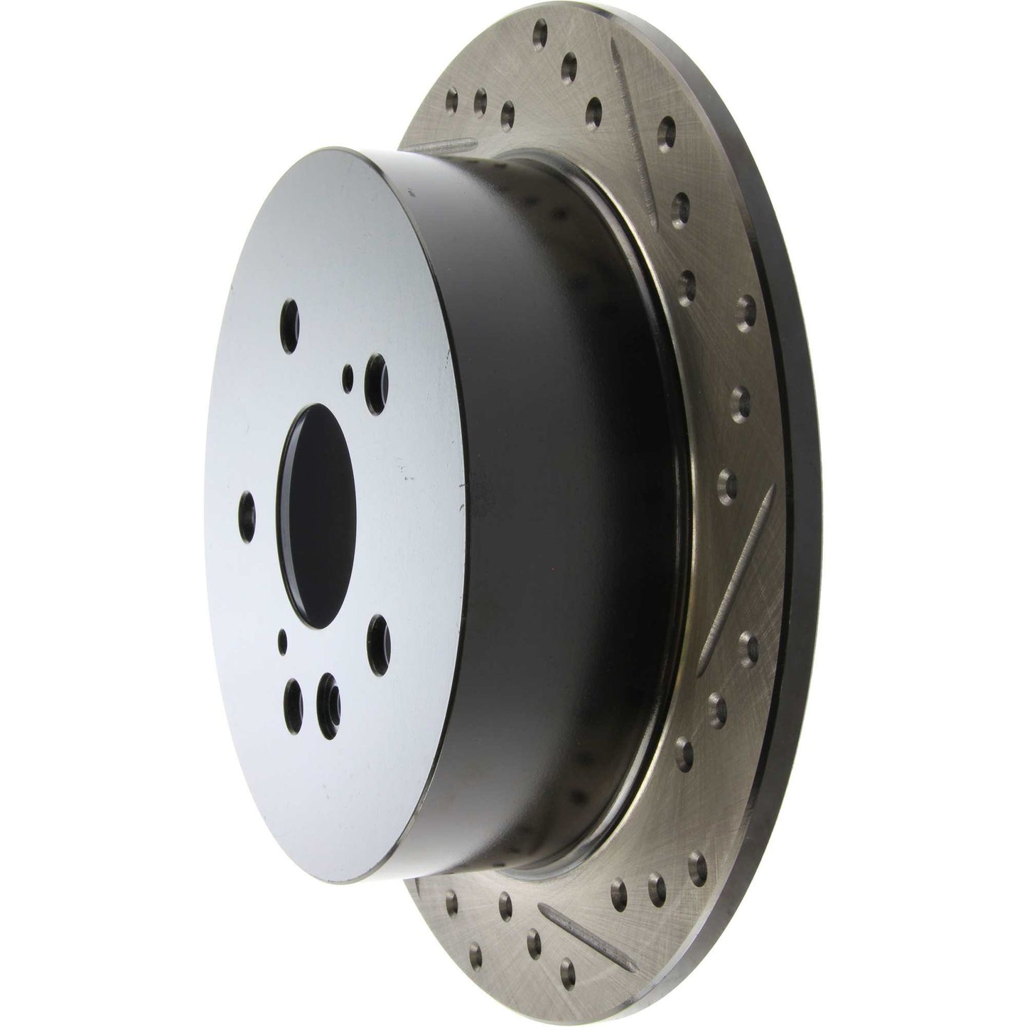 StopTech Sport Drilled/Slotted Brake Rotor; Rear Left