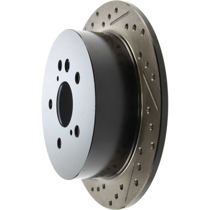 StopTech Sport Drilled/Slotted Brake Rotor; Rear Right