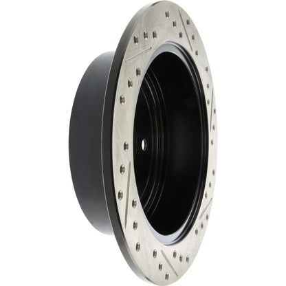 StopTech Sport Drilled/Slotted Brake Rotor; Rear Right