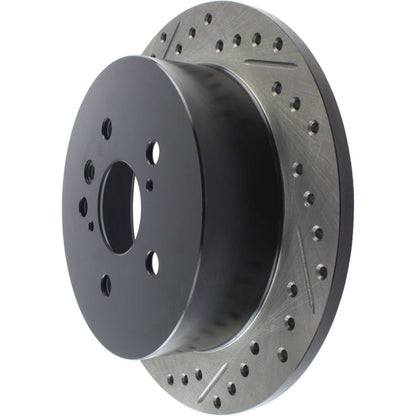 StopTech Sport Cryo Drilled/Slotted Brake Rotor; Rear Right