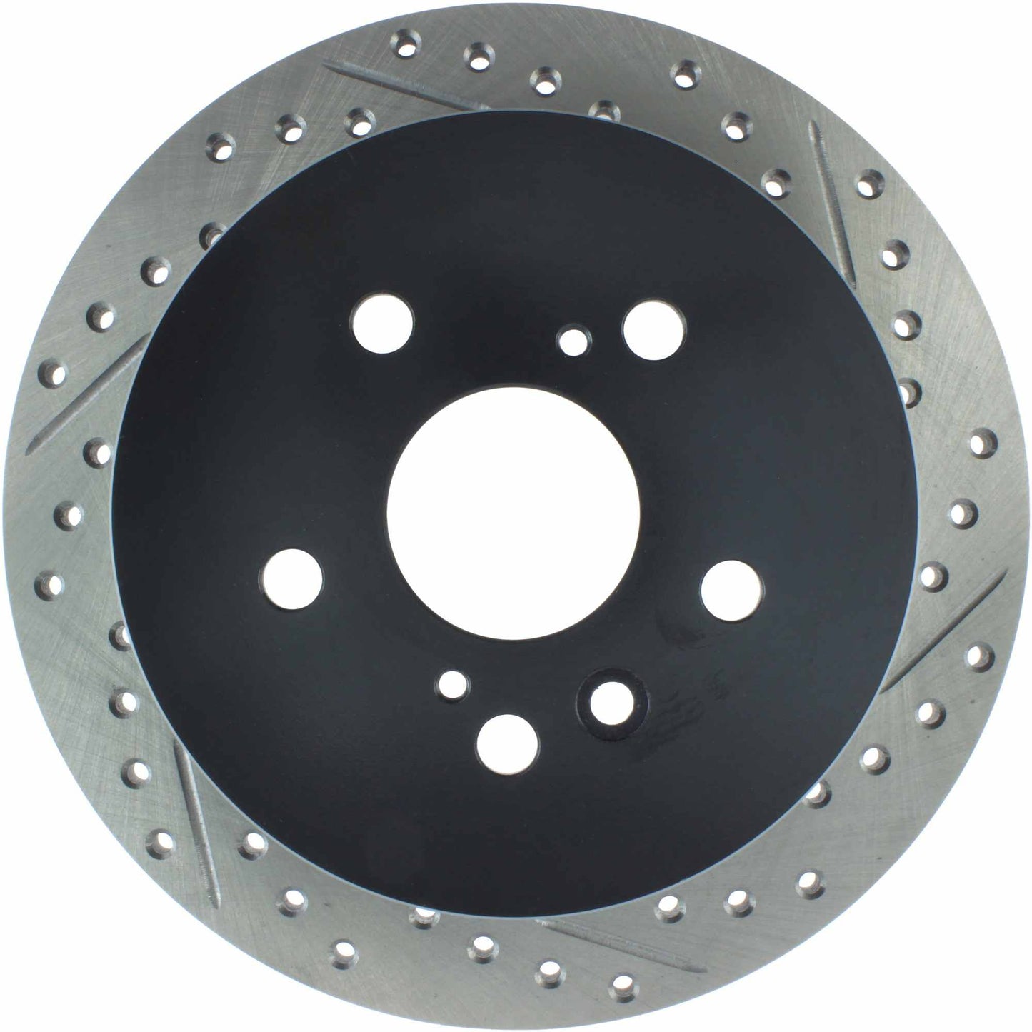 StopTech Sport Drilled/Slotted Brake Rotor; Rear Left